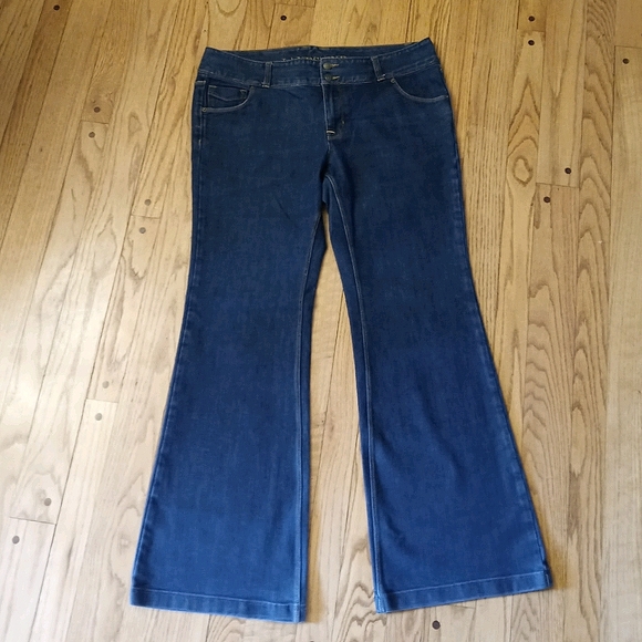 New Landsend Wide Leg Flare Jeans 4 Reg 